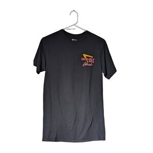IN N OUT Colorado Black Short Sleeve Cotton Tee Shirt Sz S